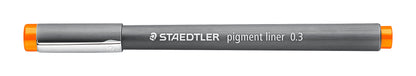 Staedtler Fineliner 308 Pigment Ink Pen Marsgraphic 0.3mm Orange