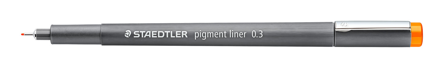 Staedtler Fineliner 308 Pigment Ink Pen Marsgraphic 0.3mm Orange