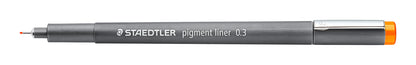 Staedtler Fineliner 308 Pigment Ink Pen Marsgraphic 0.3mm Orange