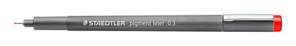 Staedtler Fineliner 308 Pigment Ink Pen Marsgraphic 0.3mm Red