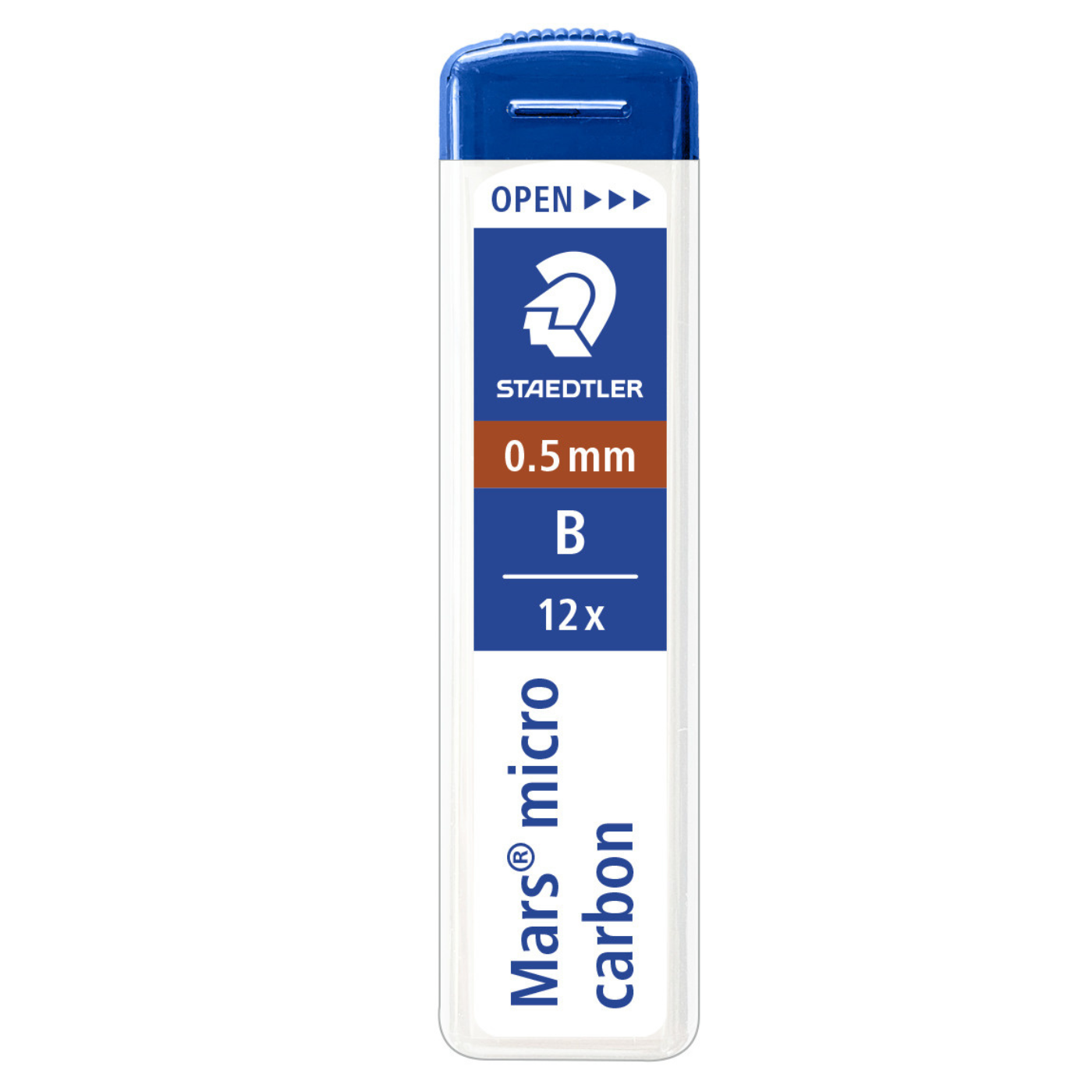 Staedtler Mars Micro Carbon Lead 250 05-B Tube of 12 Grade B - 0.5mm