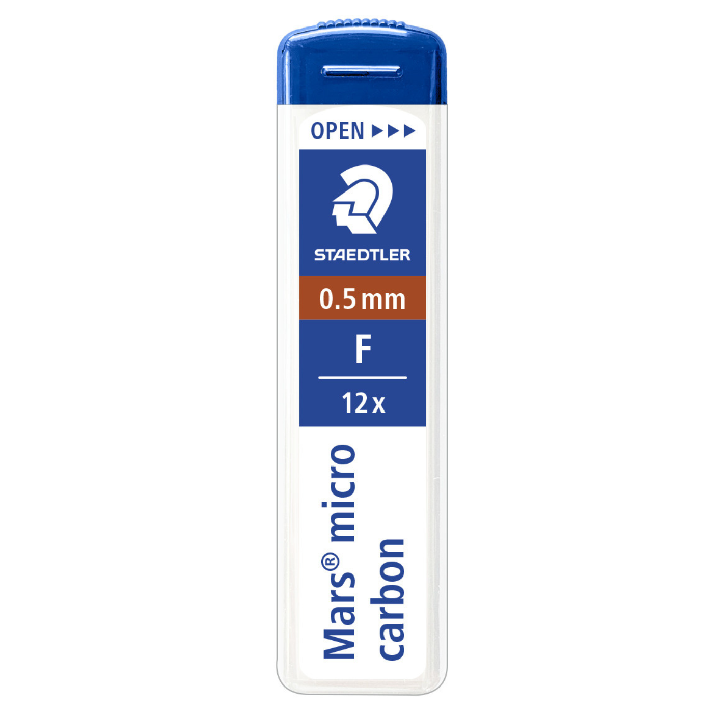 Staedtler Mars Micro Carbon Lead 250 05-F Tube of 12 Grade F 0.5mm