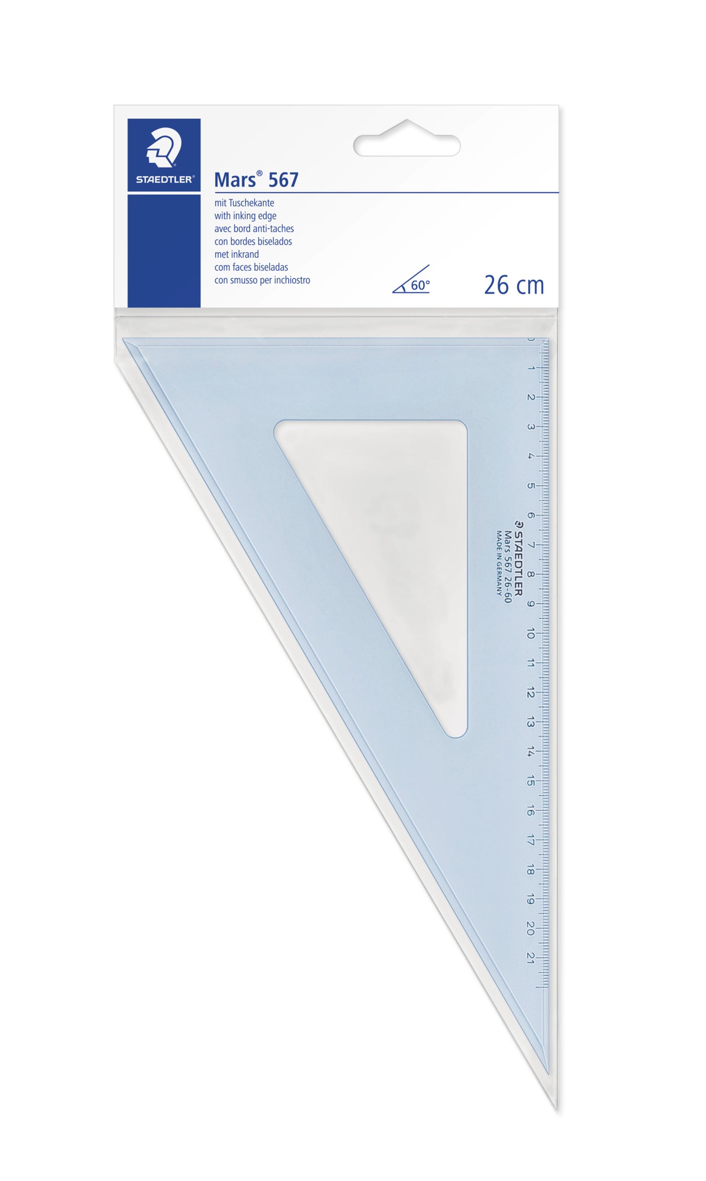 Staedtler Mars® 567 Set square 60°/30° length 26cm