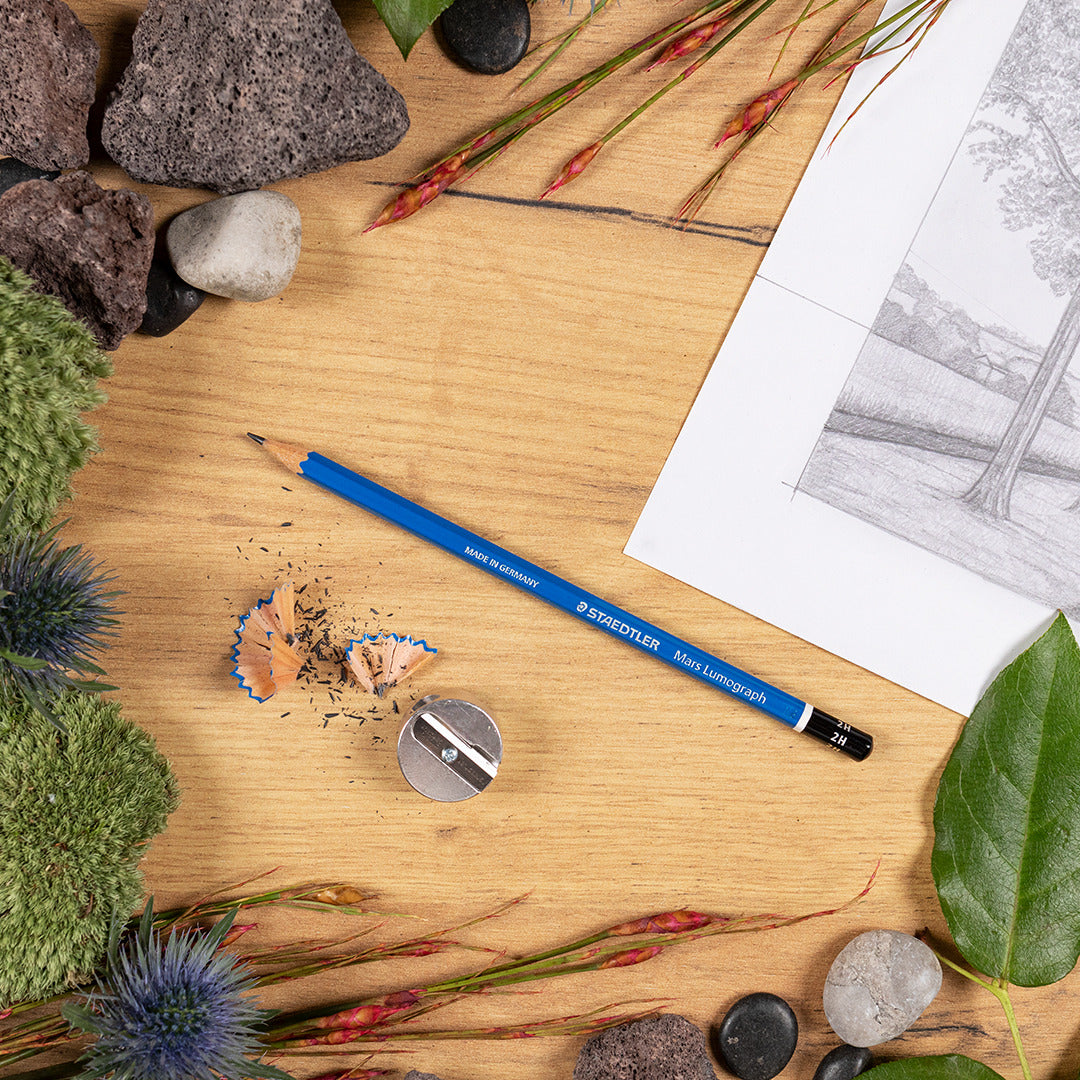 Staedtler Mars® Double Hole Magnesium Pencil Sharpener 510 25BK-C Metal