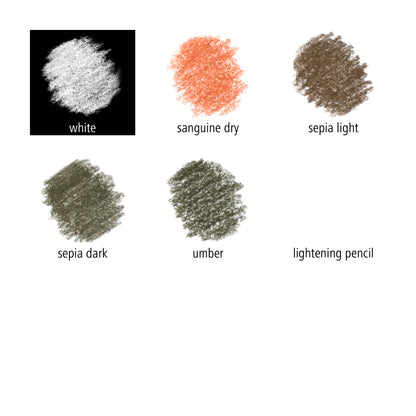 Staedtler Mars® Lumograph® Pastel Colours Assorted 100P-SBK6 Pack of 6