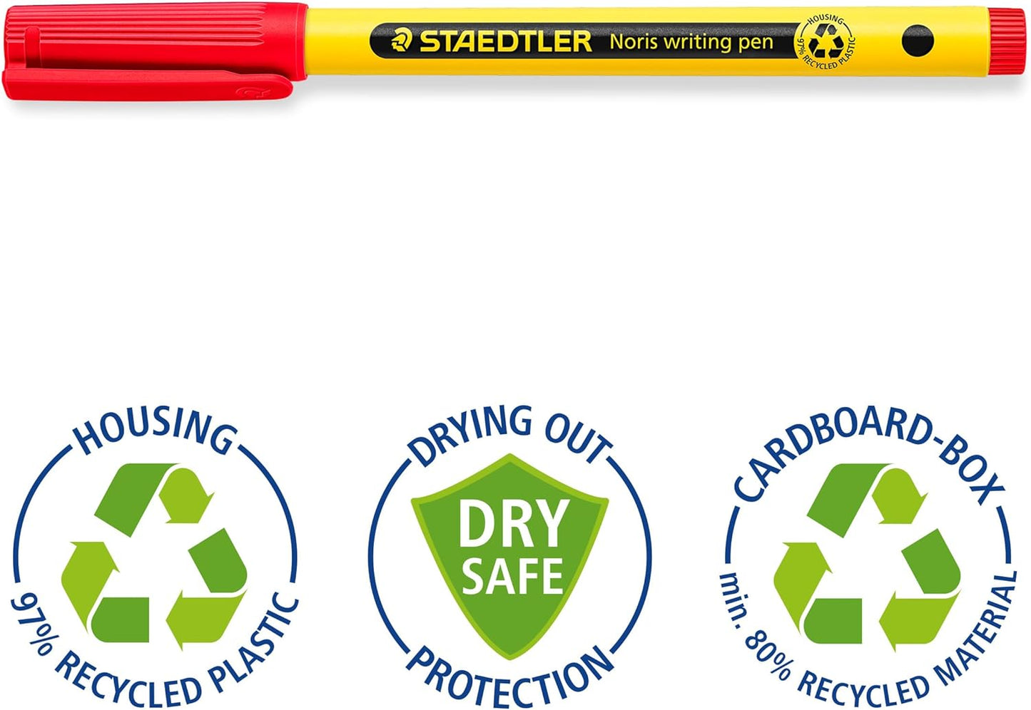 Staedtler Noris® Writing Pen 307-2 Fineliner 0.6mm Red