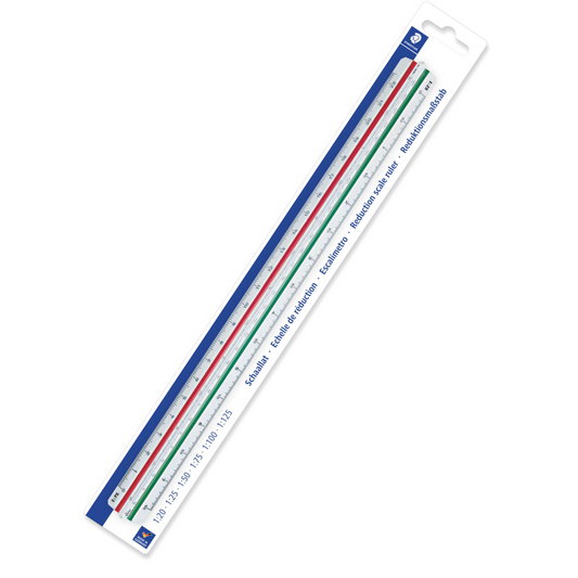 Staedtler Mars Triangular Reduction Scale Rule 561 98-1BK 300mm