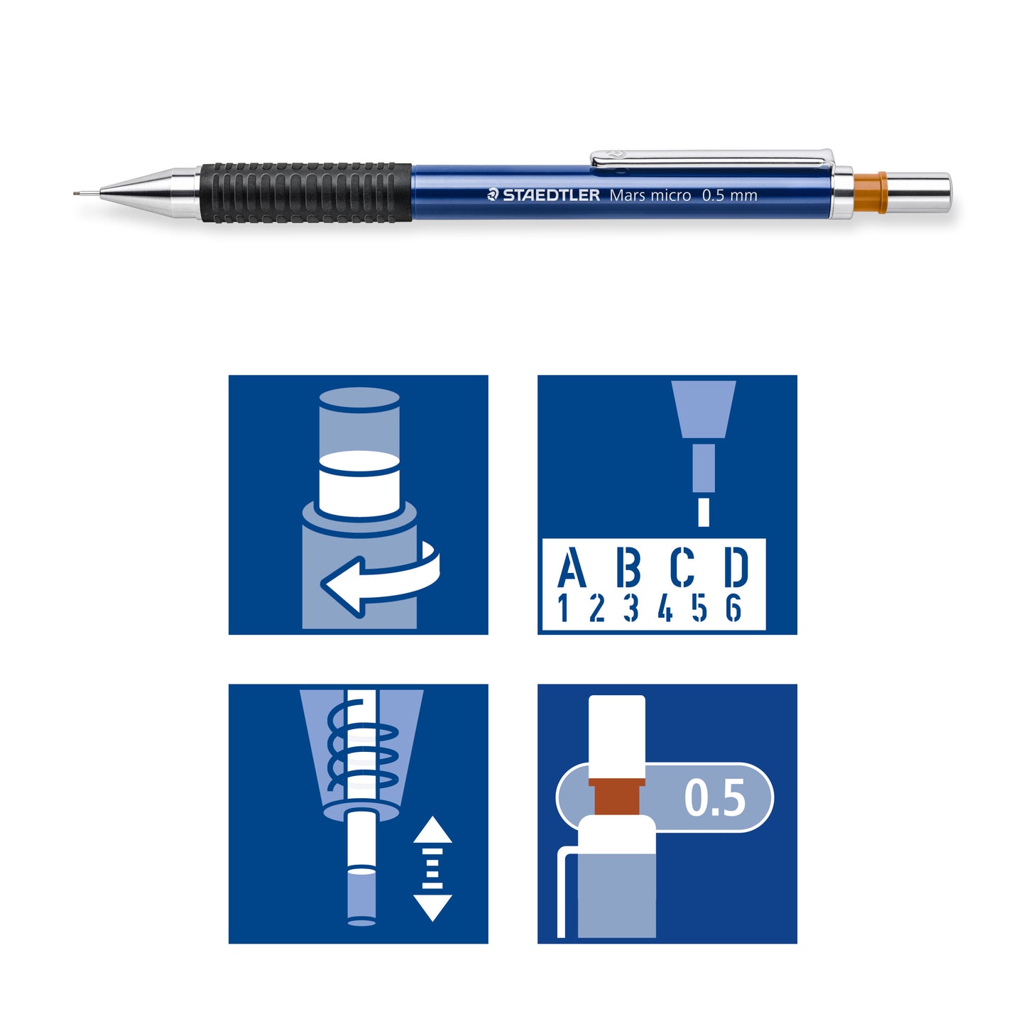 Staedtler Mechanical Pencil 775 Mars Micro Fineline 0.5mm