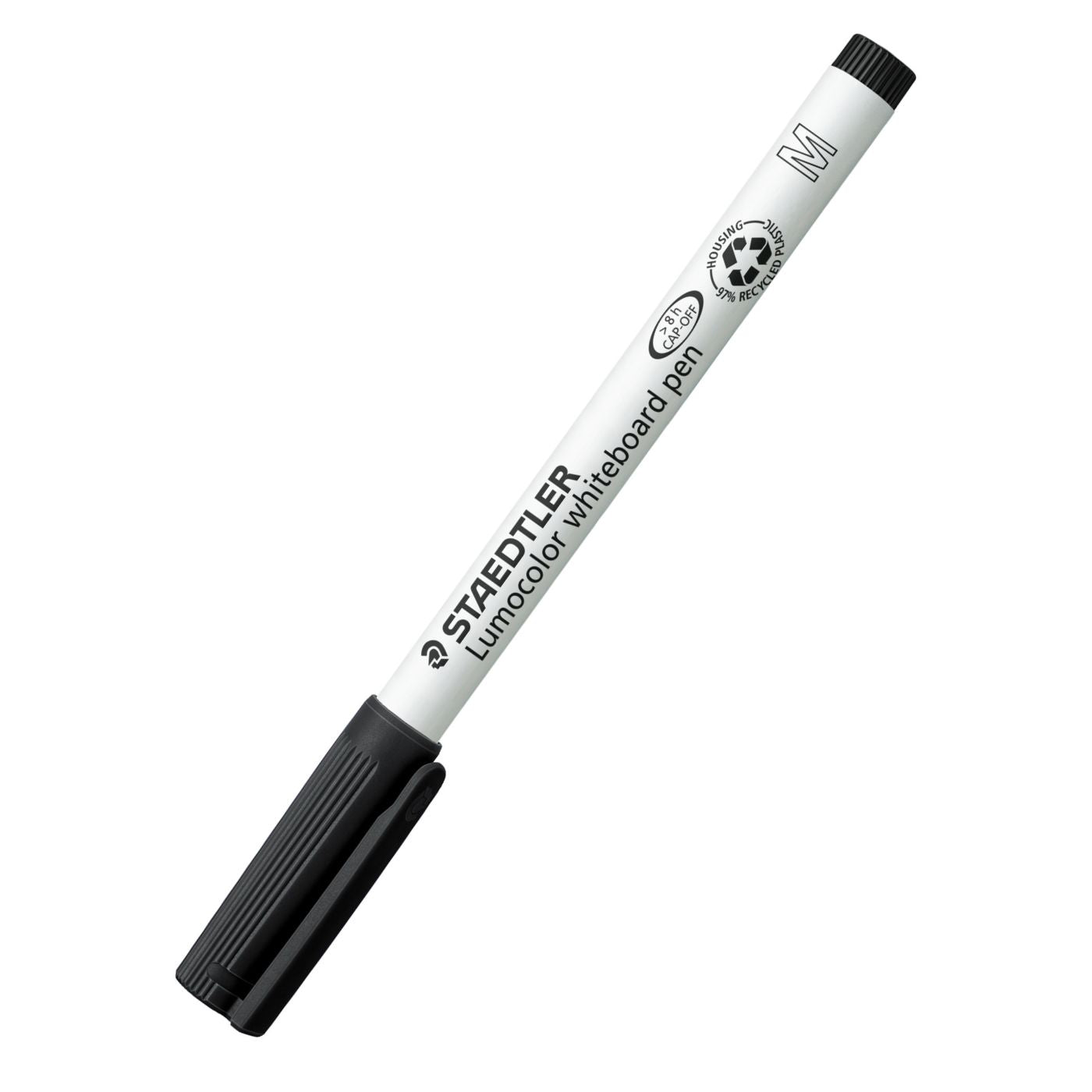 Staedtler Whiteboard Dry-Wipe Pen Lumocolor 301-9 Medium Tip 1mm Black