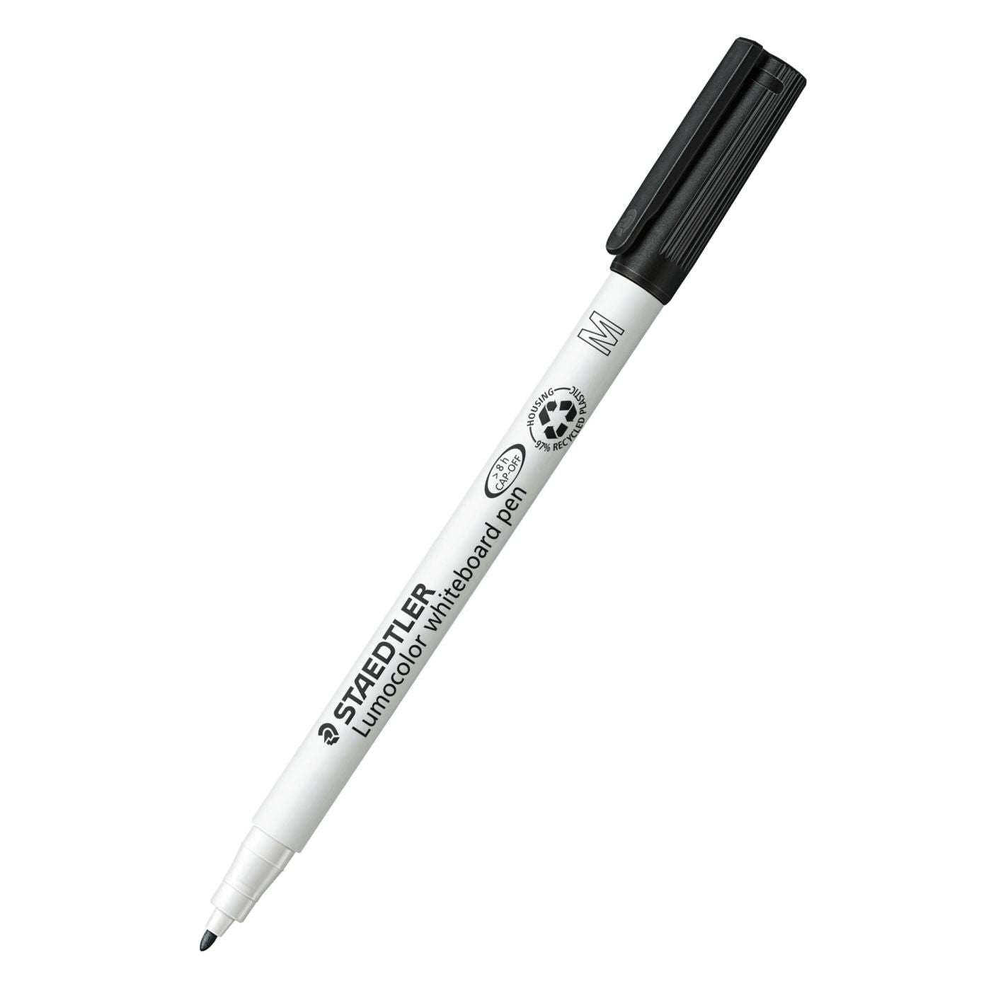 Staedtler Whiteboard Dry-Wipe Pen Lumocolor 301-9 Medium Tip 1mm Black
