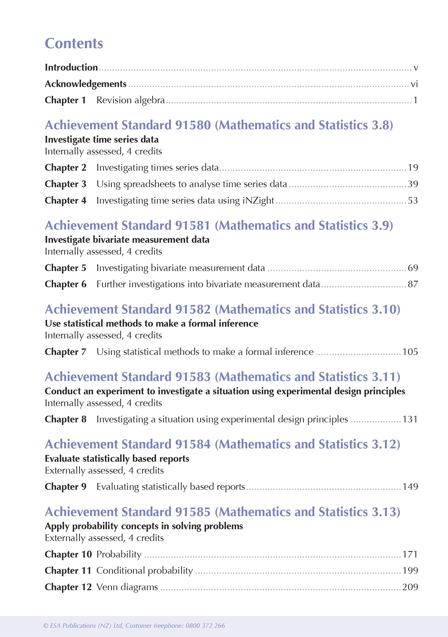 ESA Study Guide Level 3 Statistics