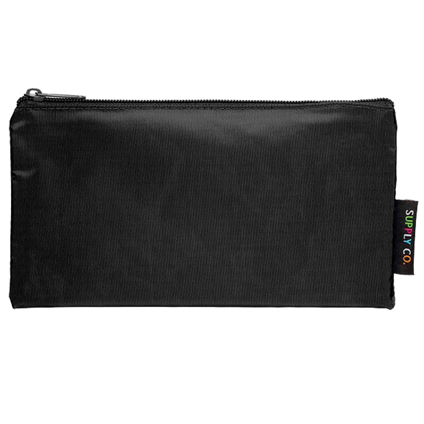 Supply Co Pencil Case Flat 21x11cm Black