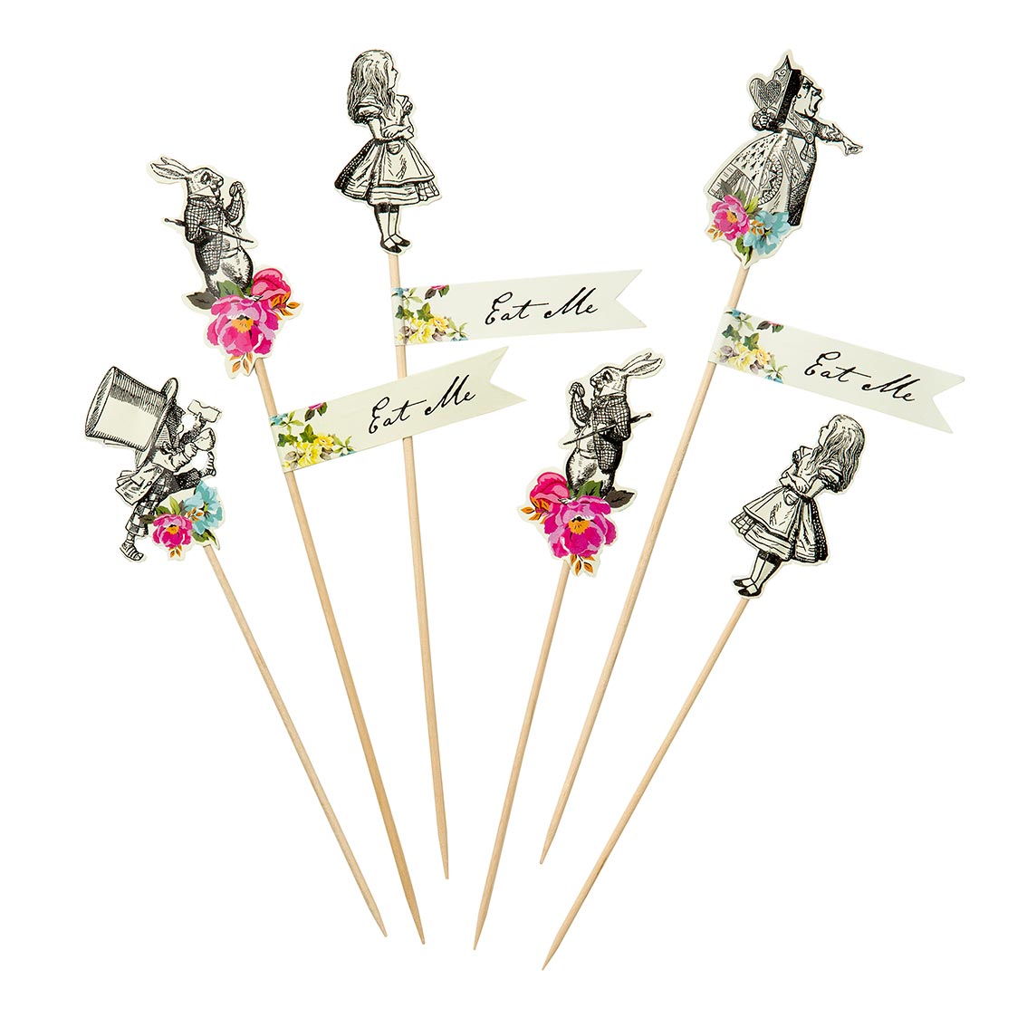 Talking Tables Truly Alice Pick Set Pack of 12