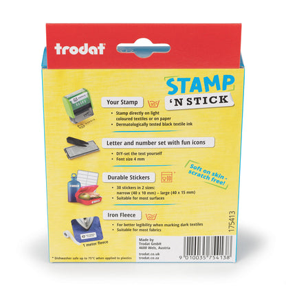 Trodat Personalised Labelling Stamp 'N Stick DIY Kit