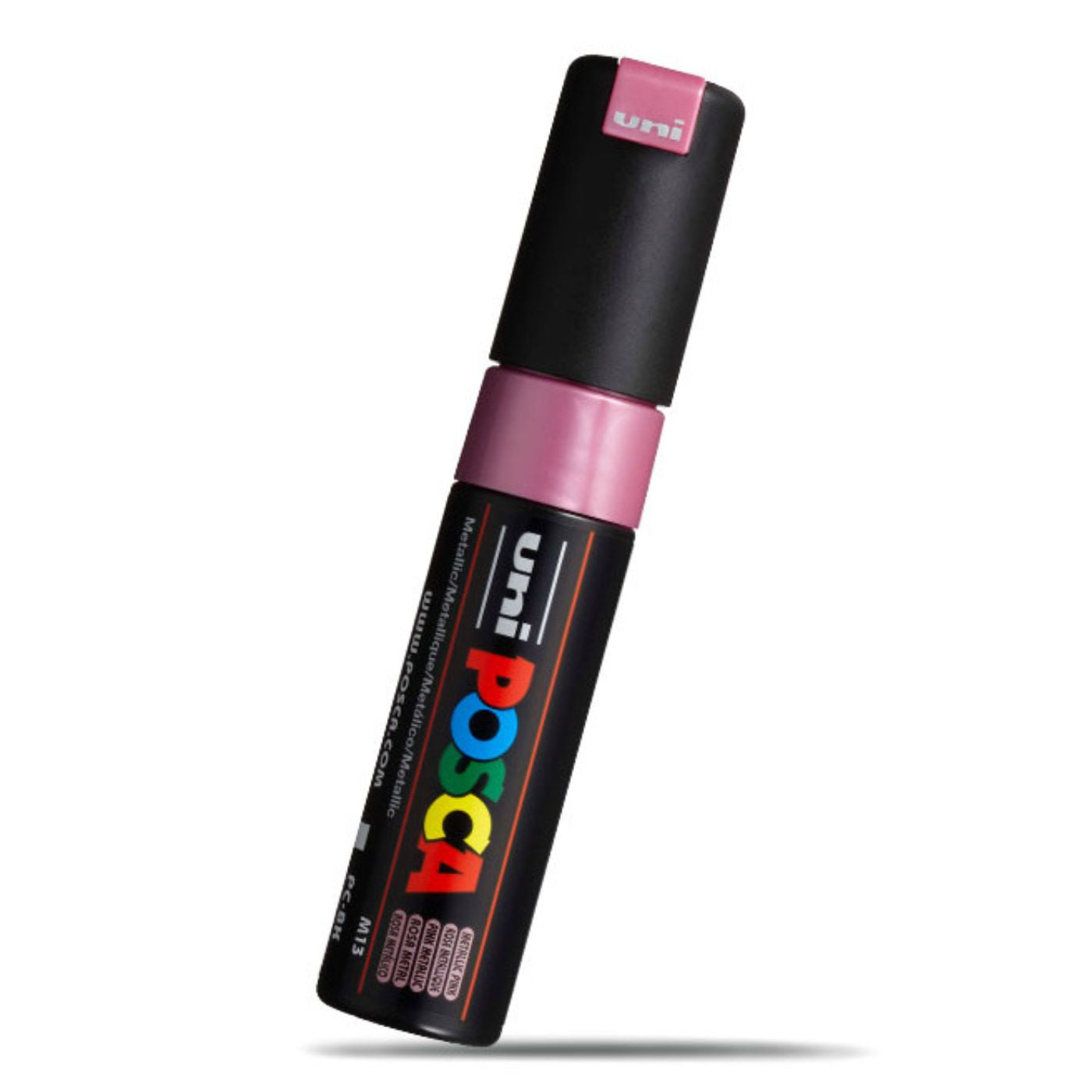 Uni Posca Paint Marker Bold Chisel Tip 8.0mm PC-8K Metallic Pink