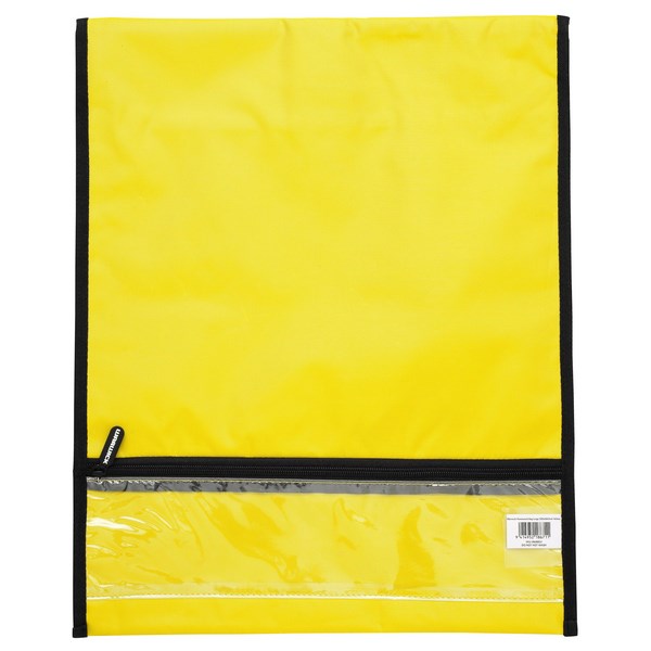 Warwick Homework Book Bag Hook & Loop XL 45x36cm Yellow