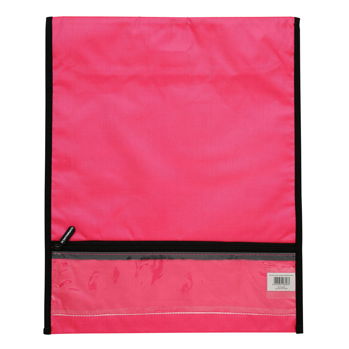 Warwick Homework Bag Extra Large Pink 36 x 46cm