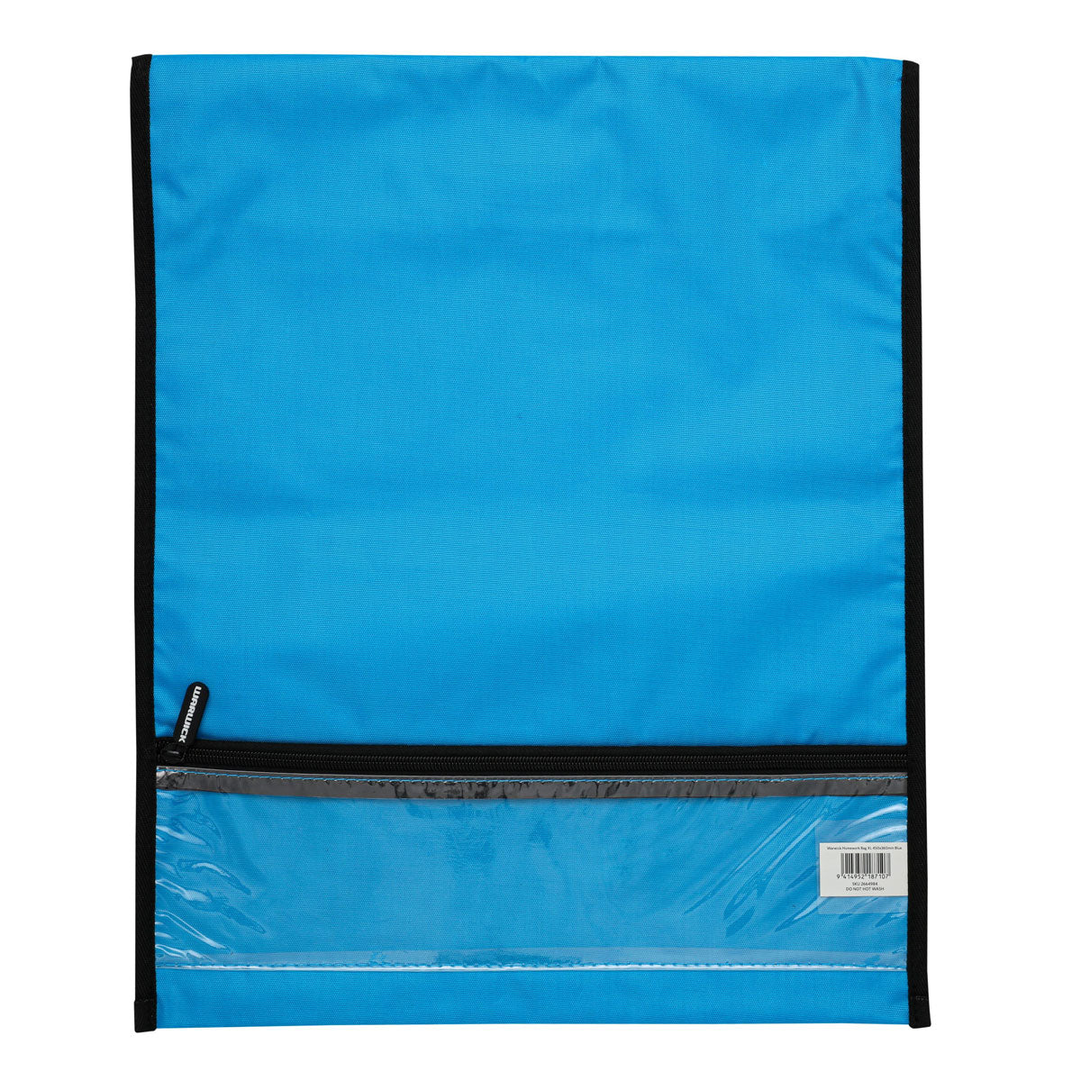 Warwick Homework Book Bag Large 29 x 36cm Blue
