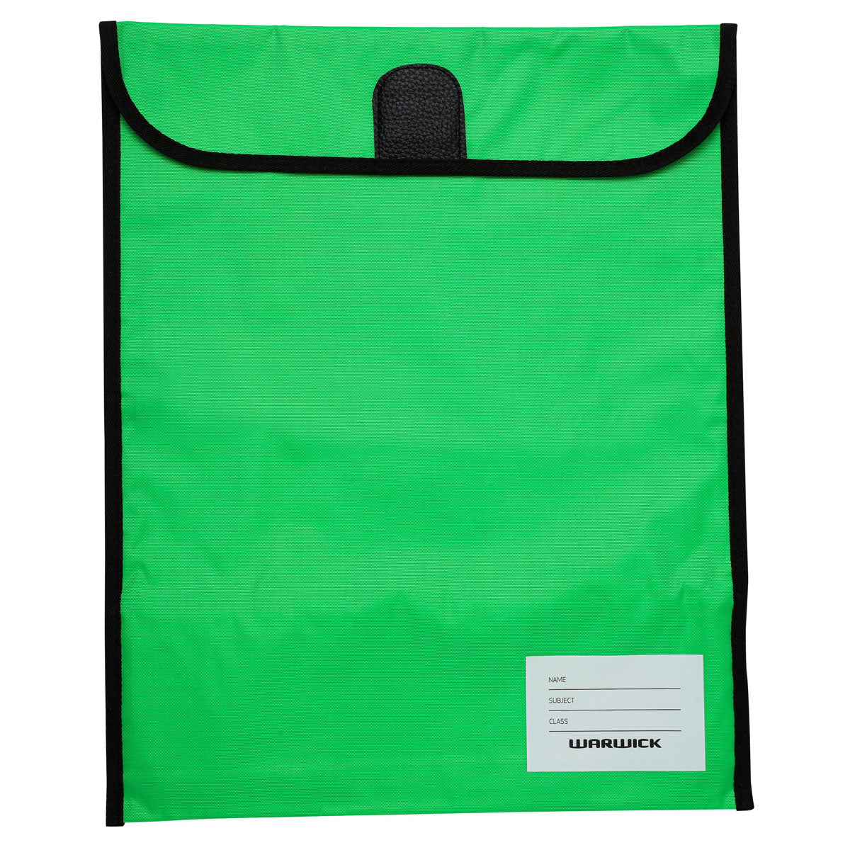 Warwick Homework Book Bag Large 29 x 36cm Green