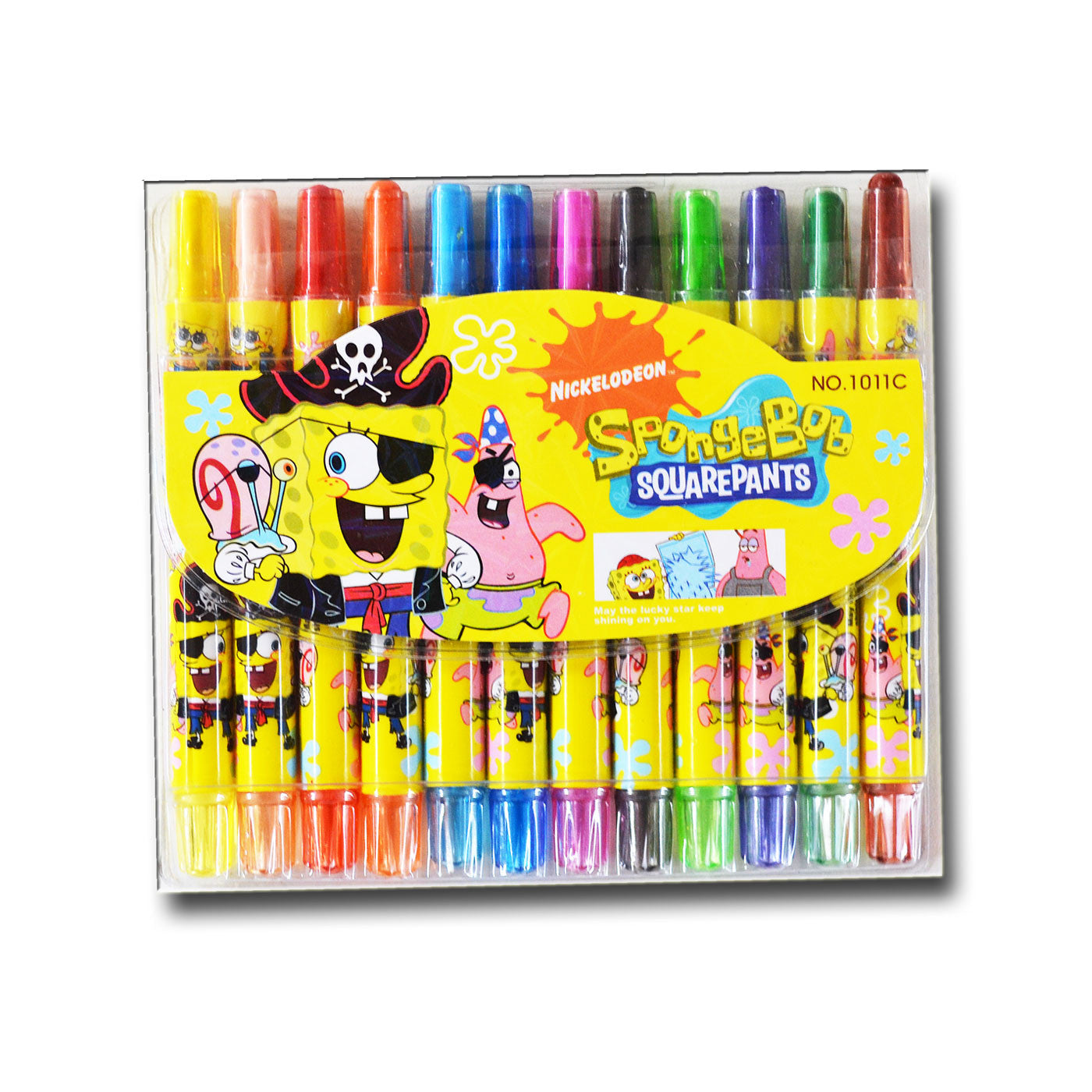 Twistable Crayons Spongebob 12 Shades 10 cm - School Depot NZ