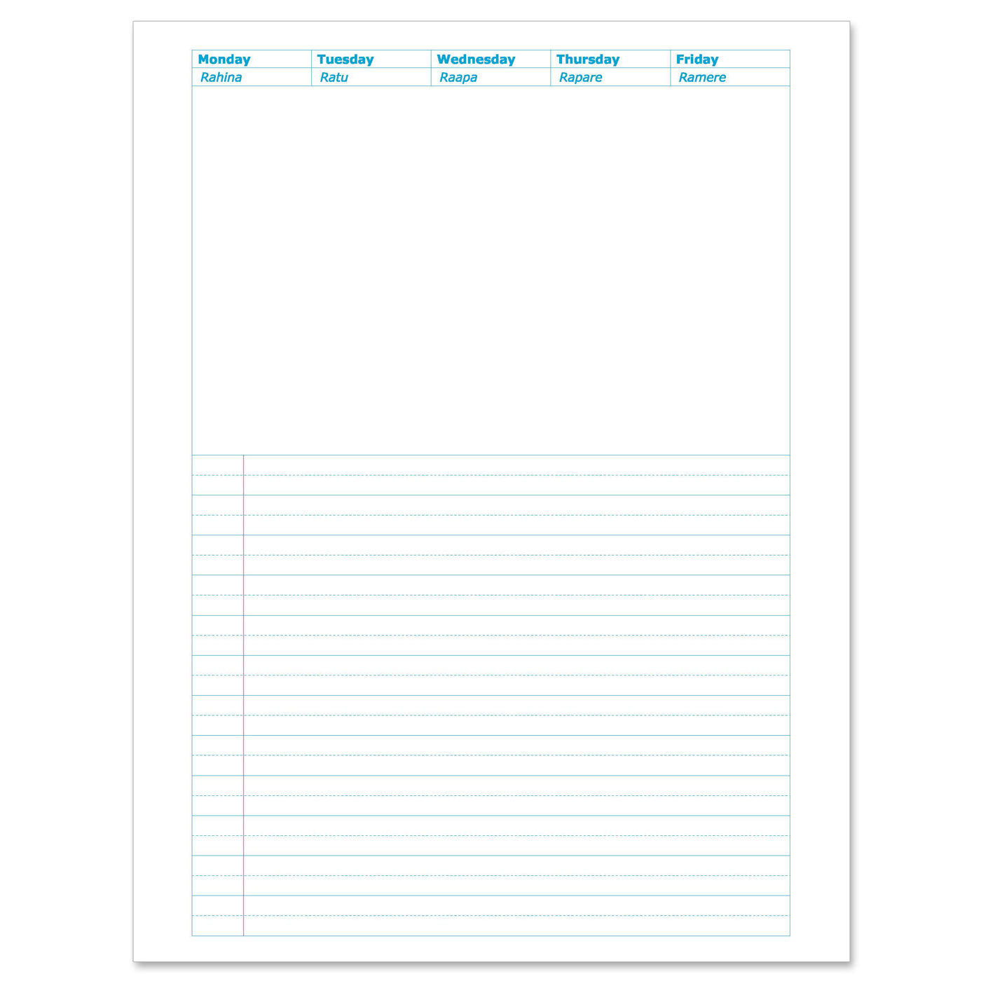 2Write Theme Book Picture Space Ruled 14mm Feint 7mm 32 Leaf