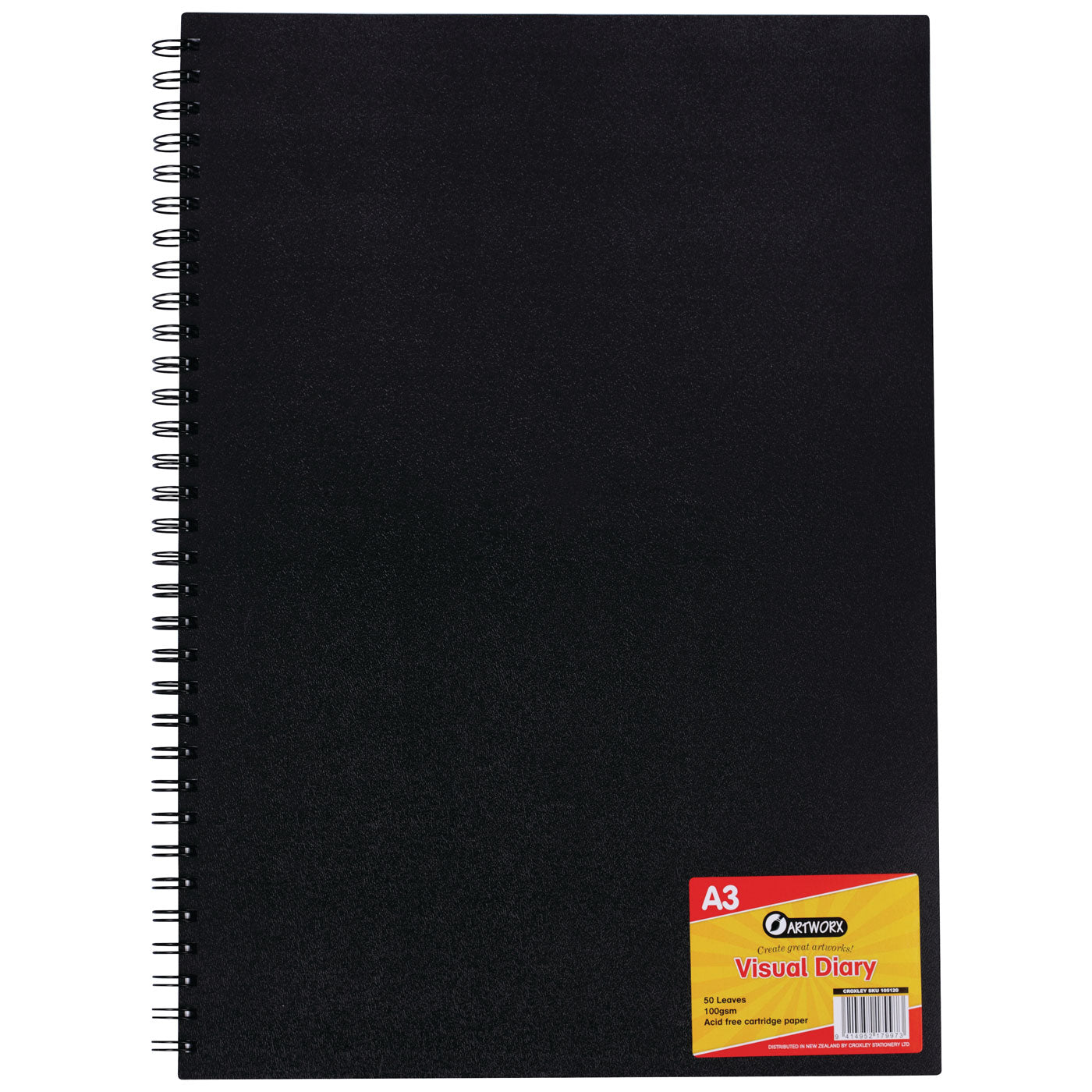 Visual Diary A3 Artworx 100 pages