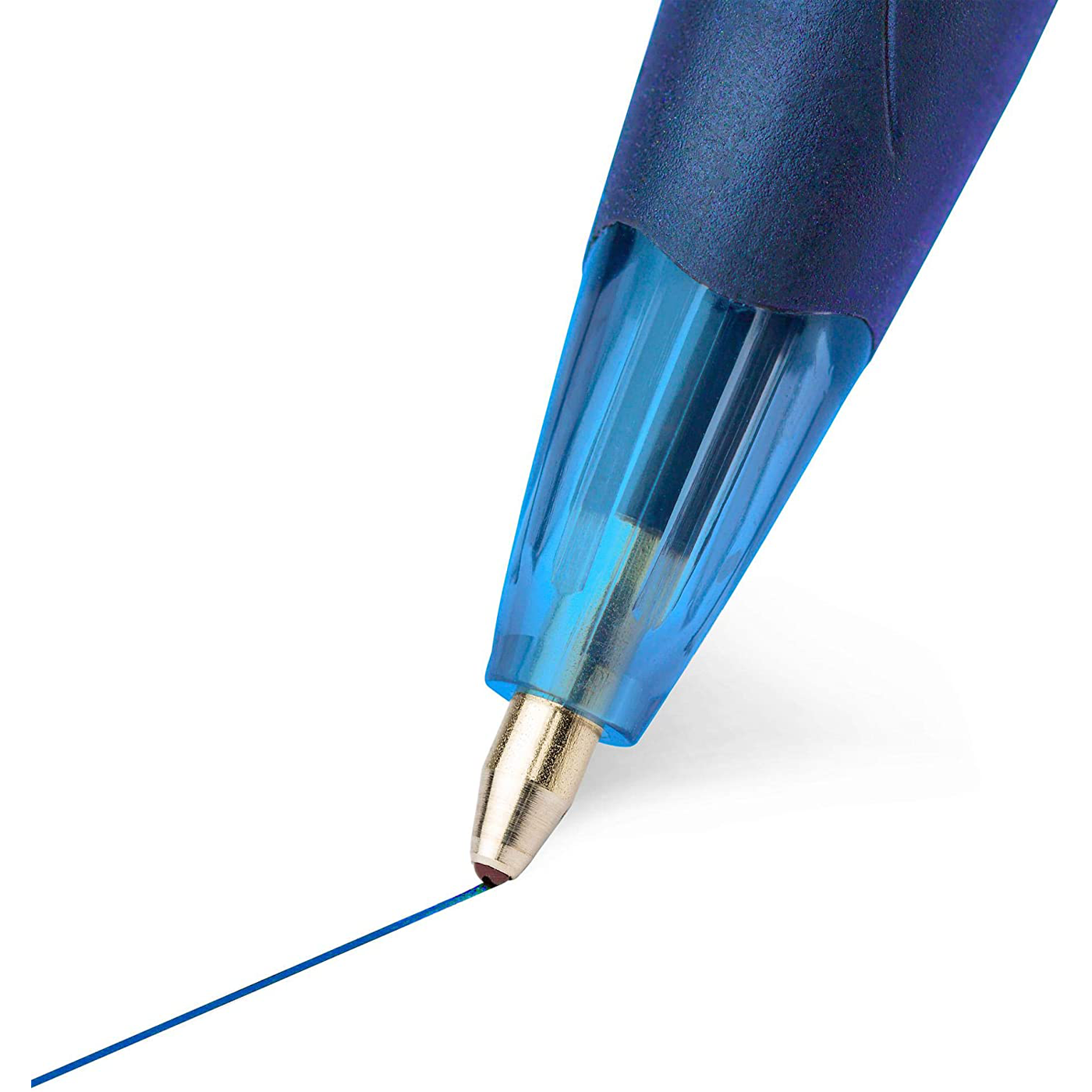 BIC Atlantis Ballpoint Pen Retractable Medium Tip Blue