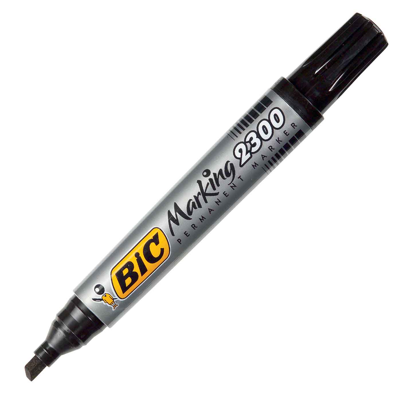 BIC Permanent Marker ECO 2300 Chisel Tip Black