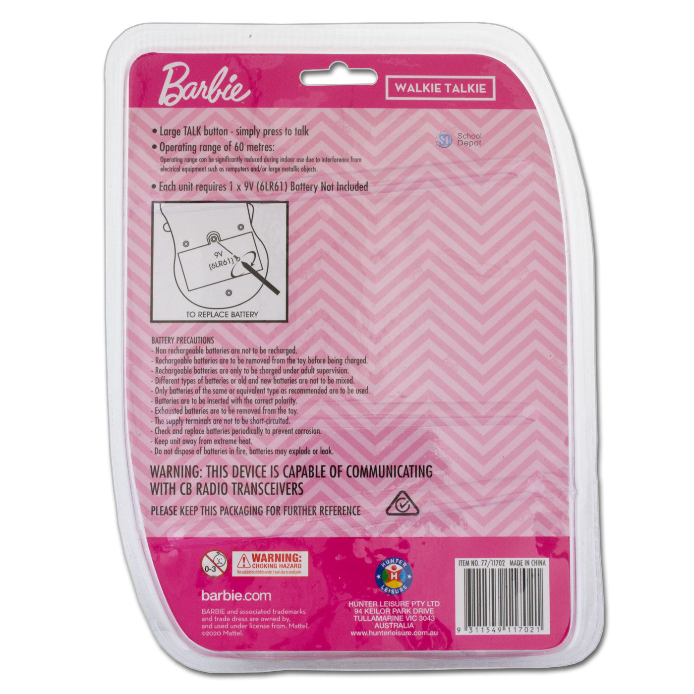 Barbie Walkie Talkie Pair of 2