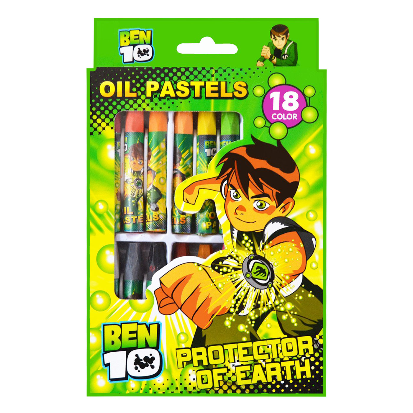 Ben 10 Oil Pastels 18 Shades