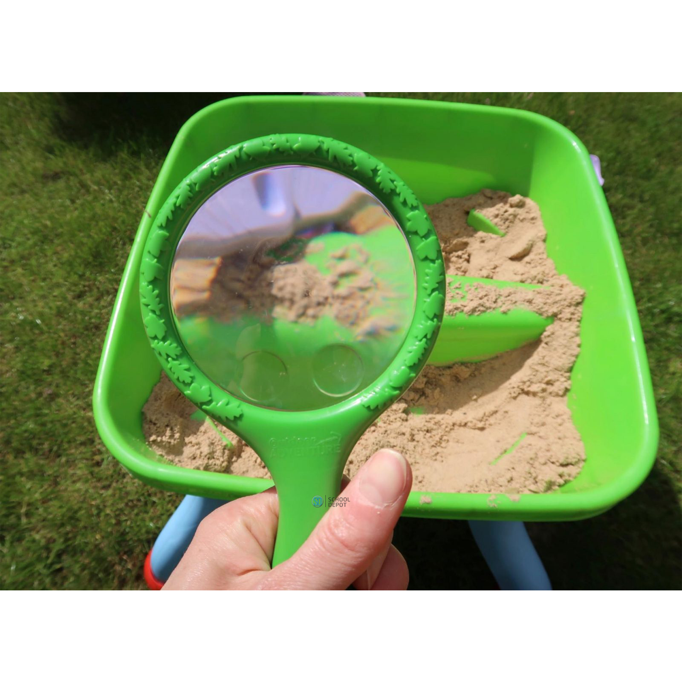 Brainstorm Toys Magnifying Glass for Kids, Person Magnifying Sand with Magnifier 