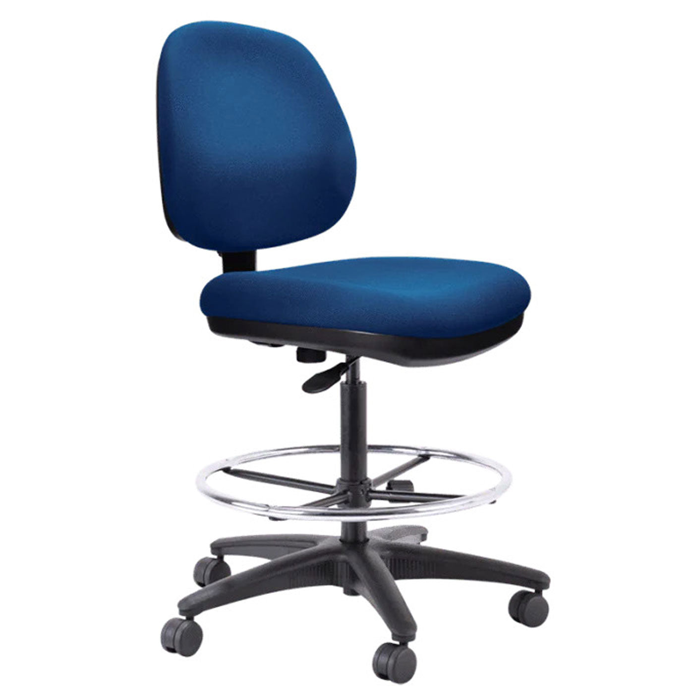 Buro Image Office Chair with Architectural Base 270mm Gas Lift Blue