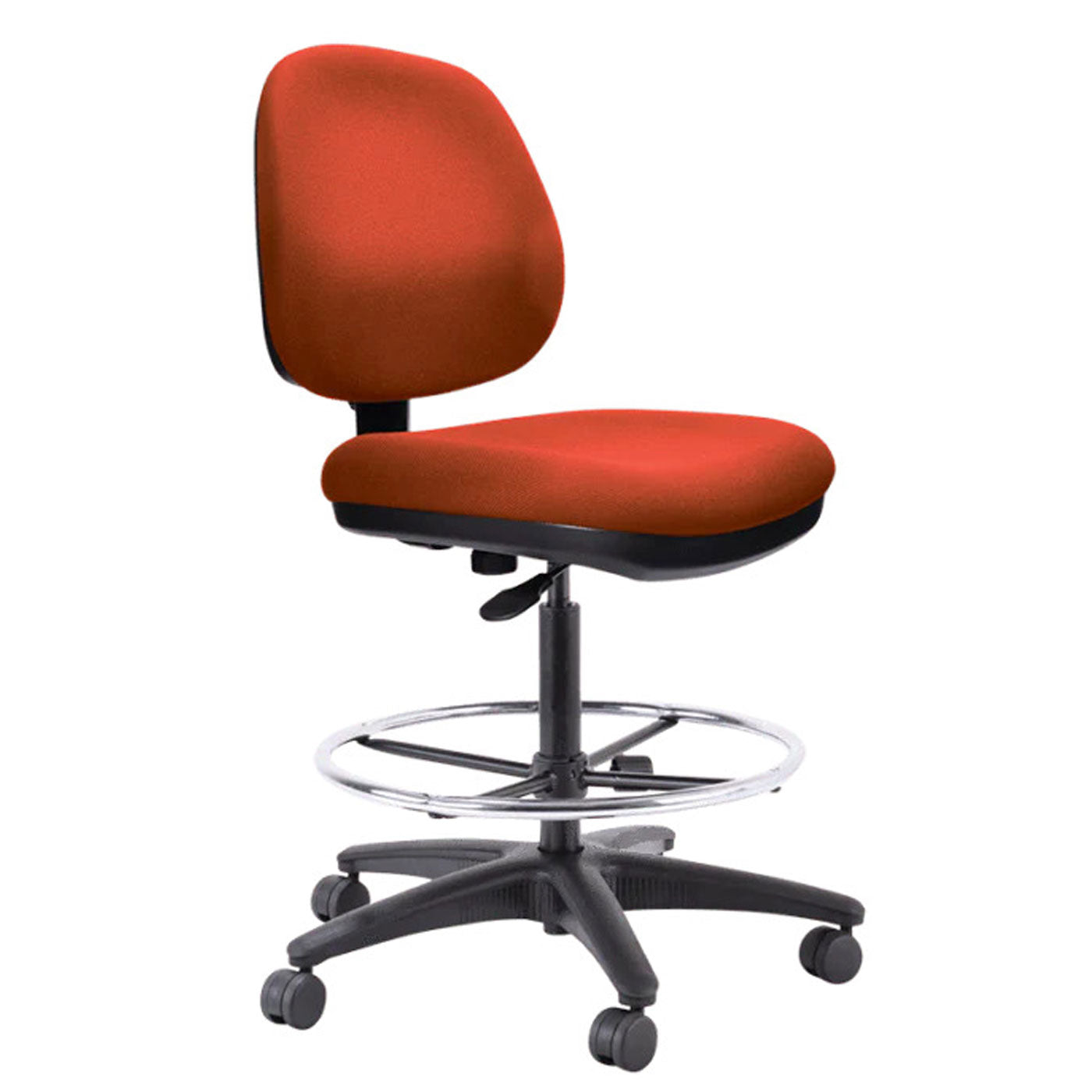 Buro Image Office Chair with Architectural Base 270mm Gas Lift Red