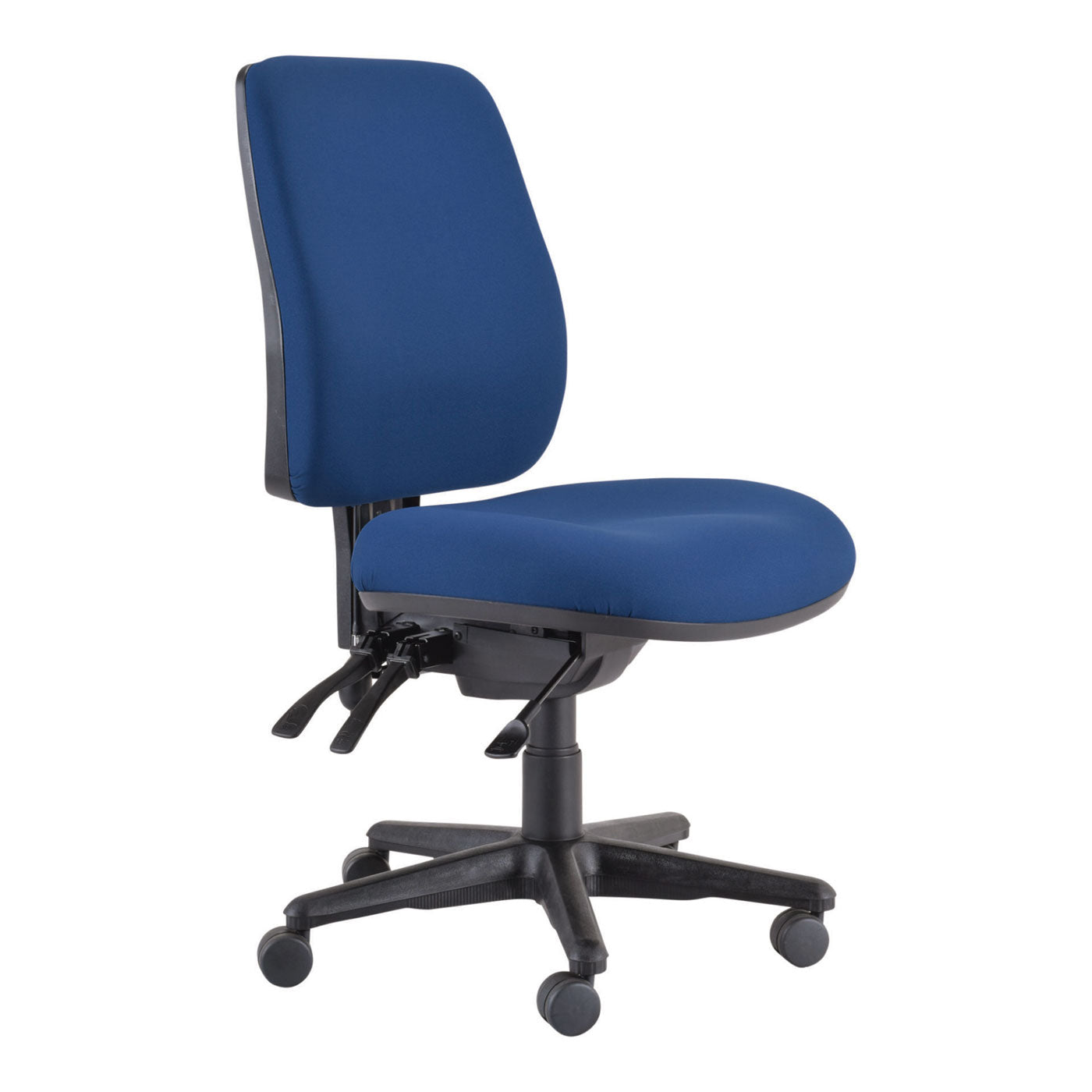 Buro Office Chair 3 Lever High Back Roma Blue