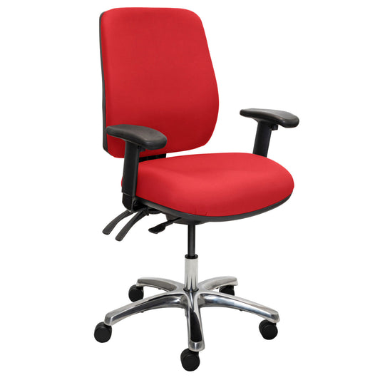 Buro Office Chair 3 Lever High Back with Armrest Roma