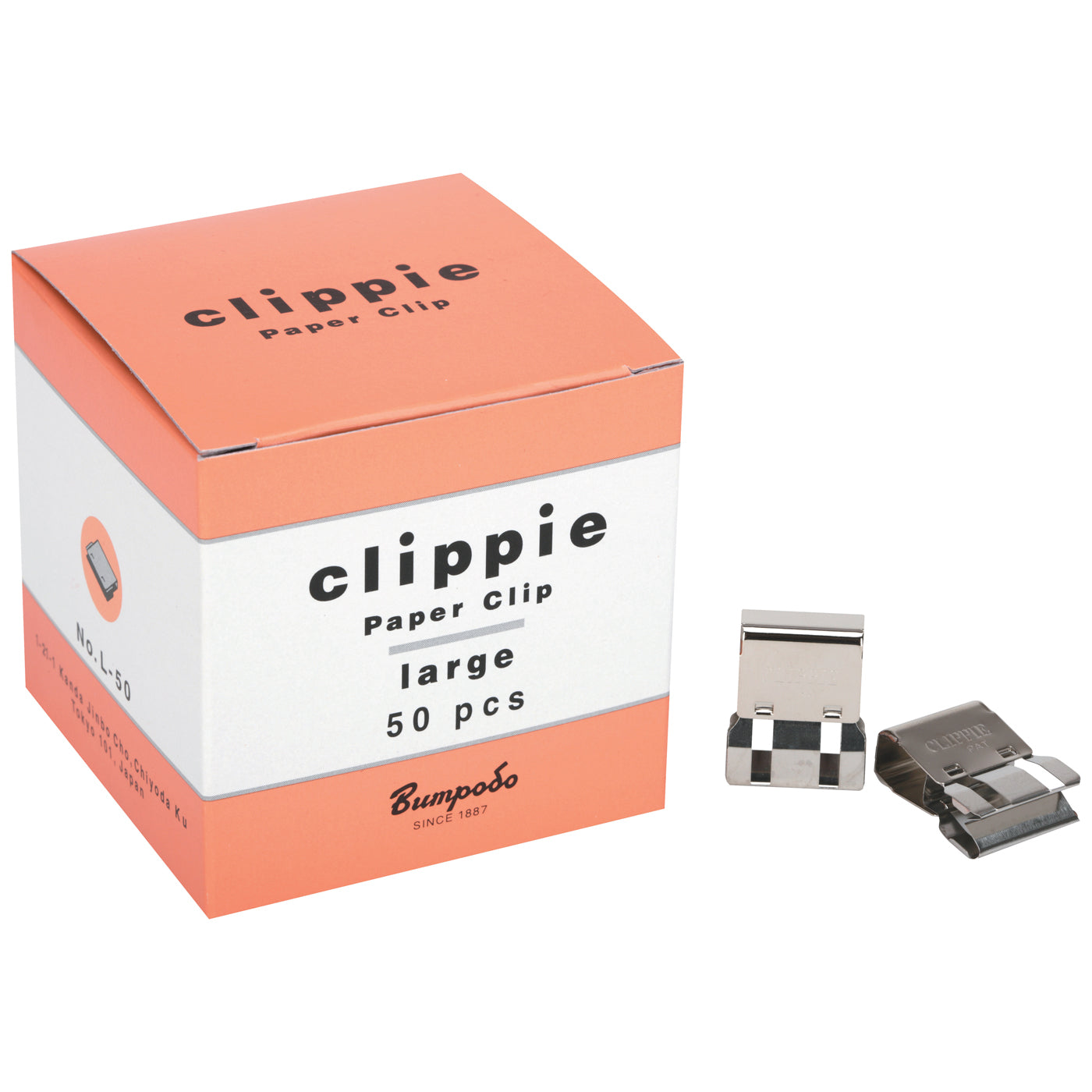Clippie Paper Clips Large Box of 50
