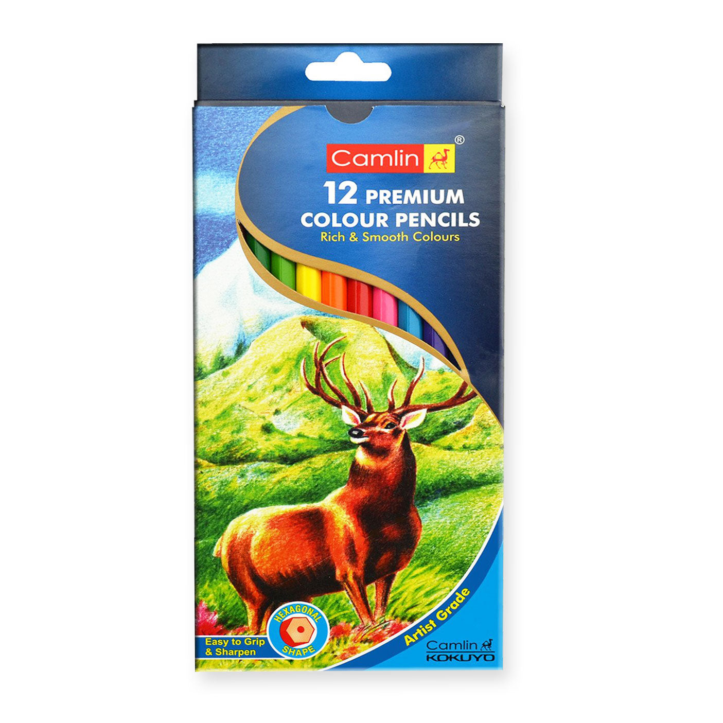 Camlin Colouring Pencils Artist Grade 12 Shades