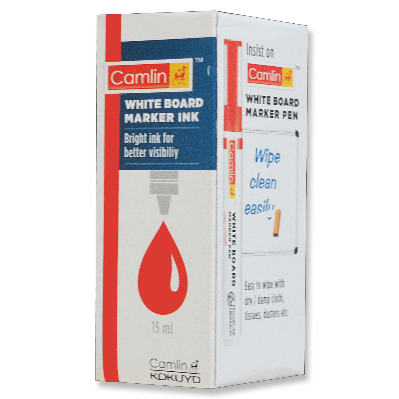 Camlin Whiteboard Marker Refill Ink 15 ml Red