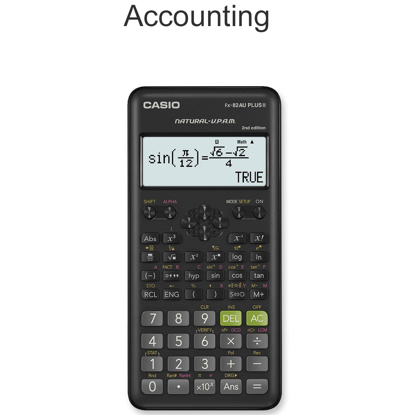 Casio fx82AUPLUS II Scientific Calculator 2nd Edition