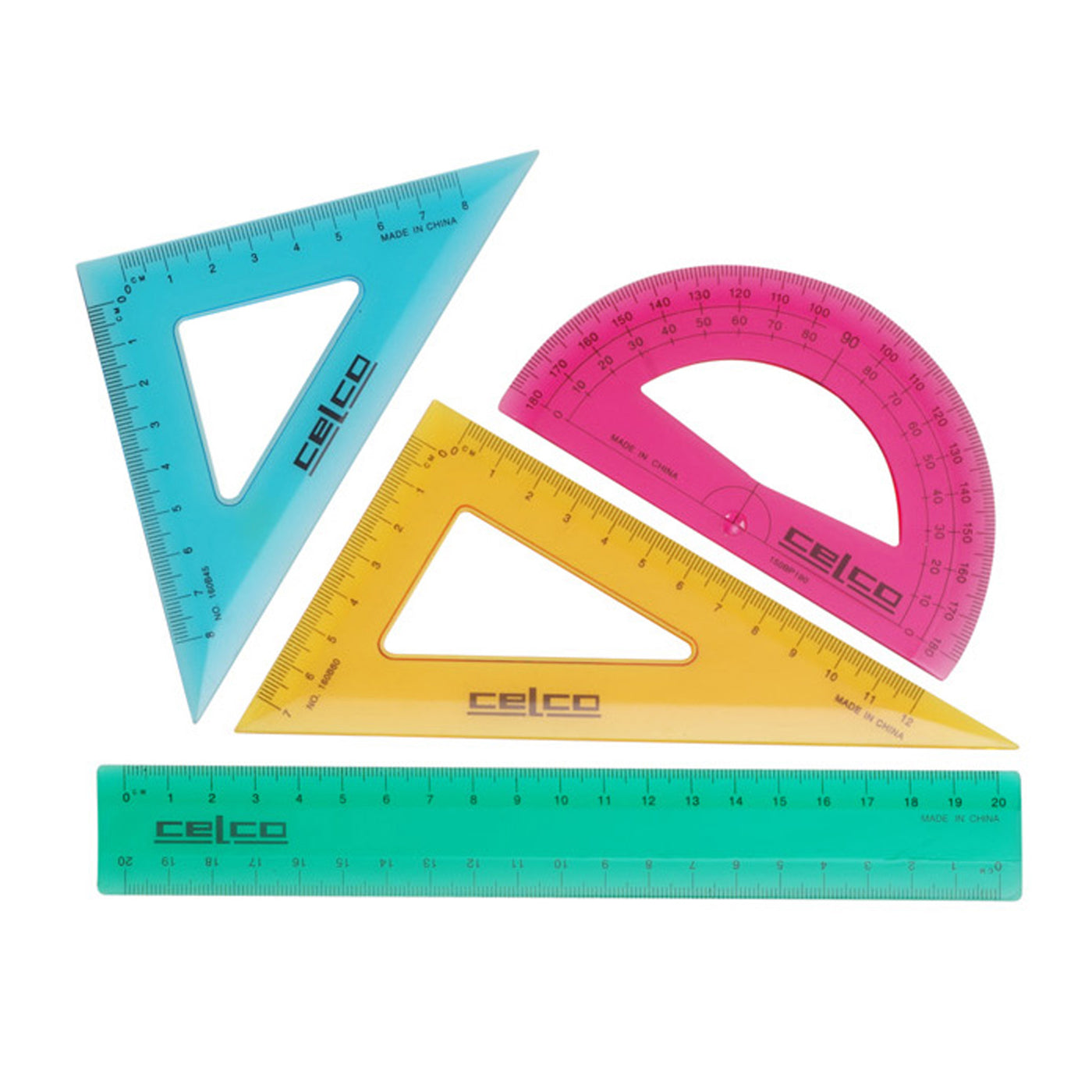 Celco Geometry Set Large 4 pc - School Depot