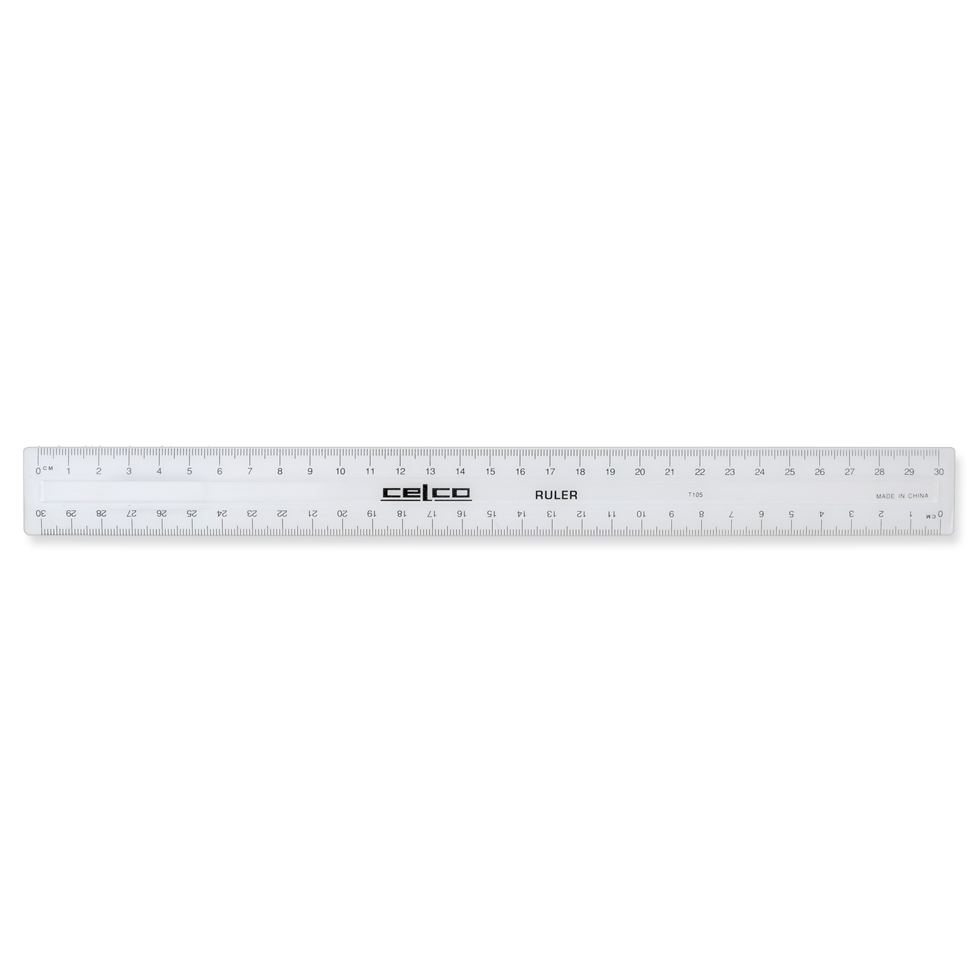 Celco Ruler 30cm Clear Plastic