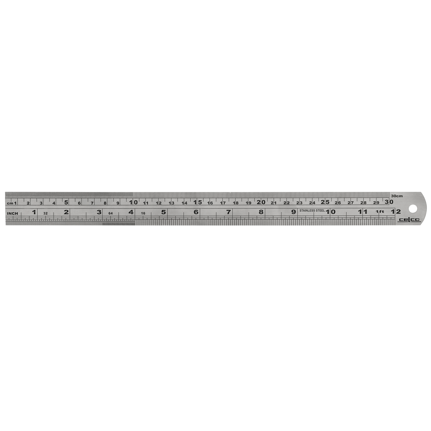 Celco 30cm Ruler Stainless Steel