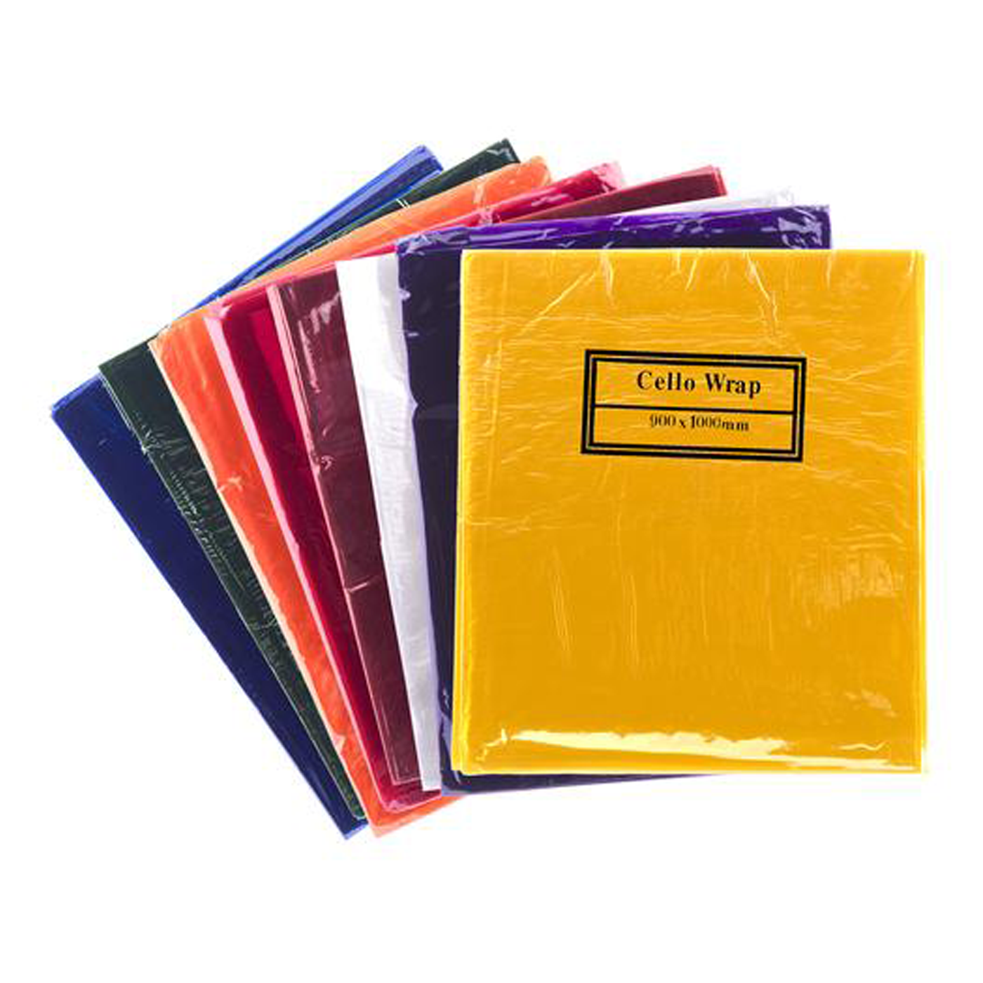 Cellophane Wrapping Paper Sheet 90 x 100cm Green