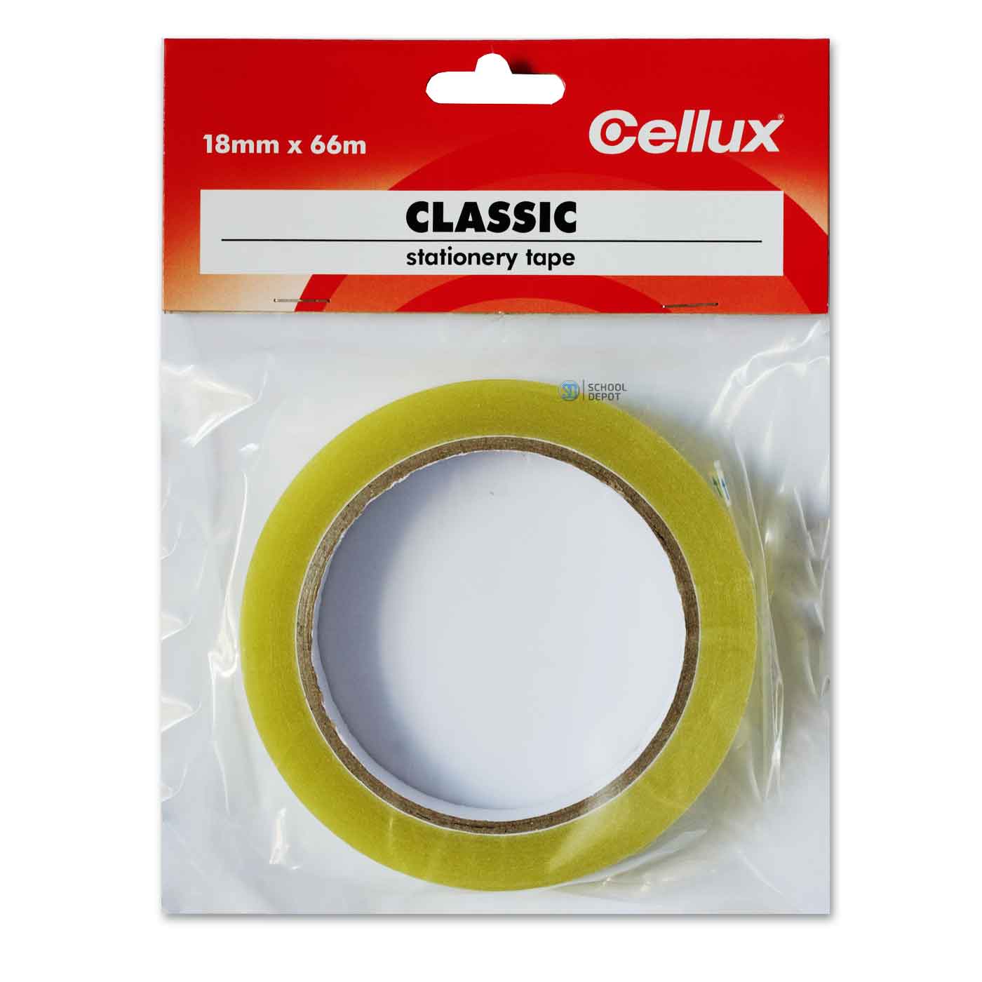 Cellux Clear Adhesive Tape General Purpose 18mm x 66m