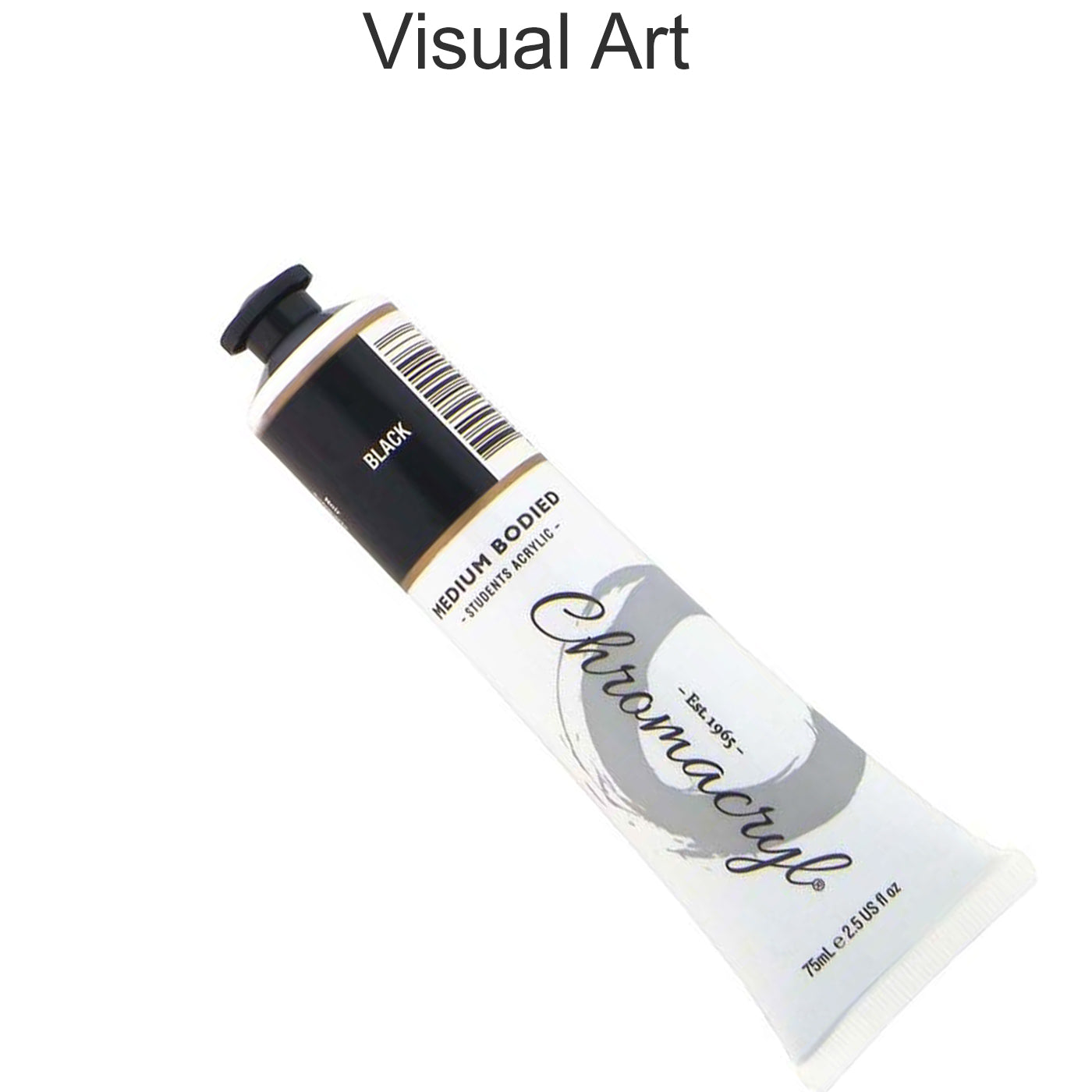 Chromacryl Student Acrylic Paint 75ml Black