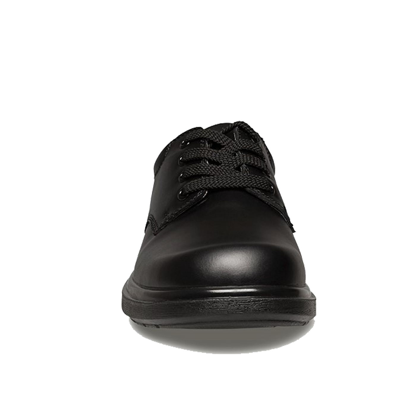 Clarks Leather School Shoes Black Daytona Senior