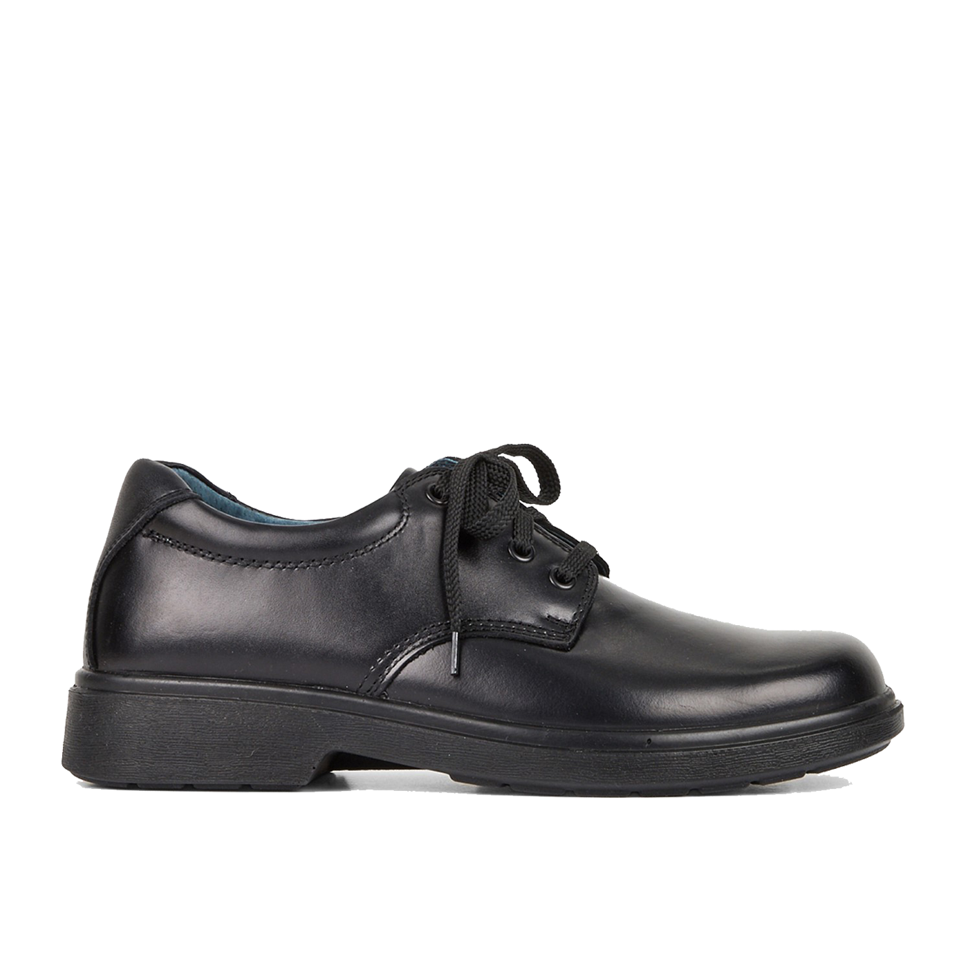 Clarks Leather School Shoes Black Daytona Senior