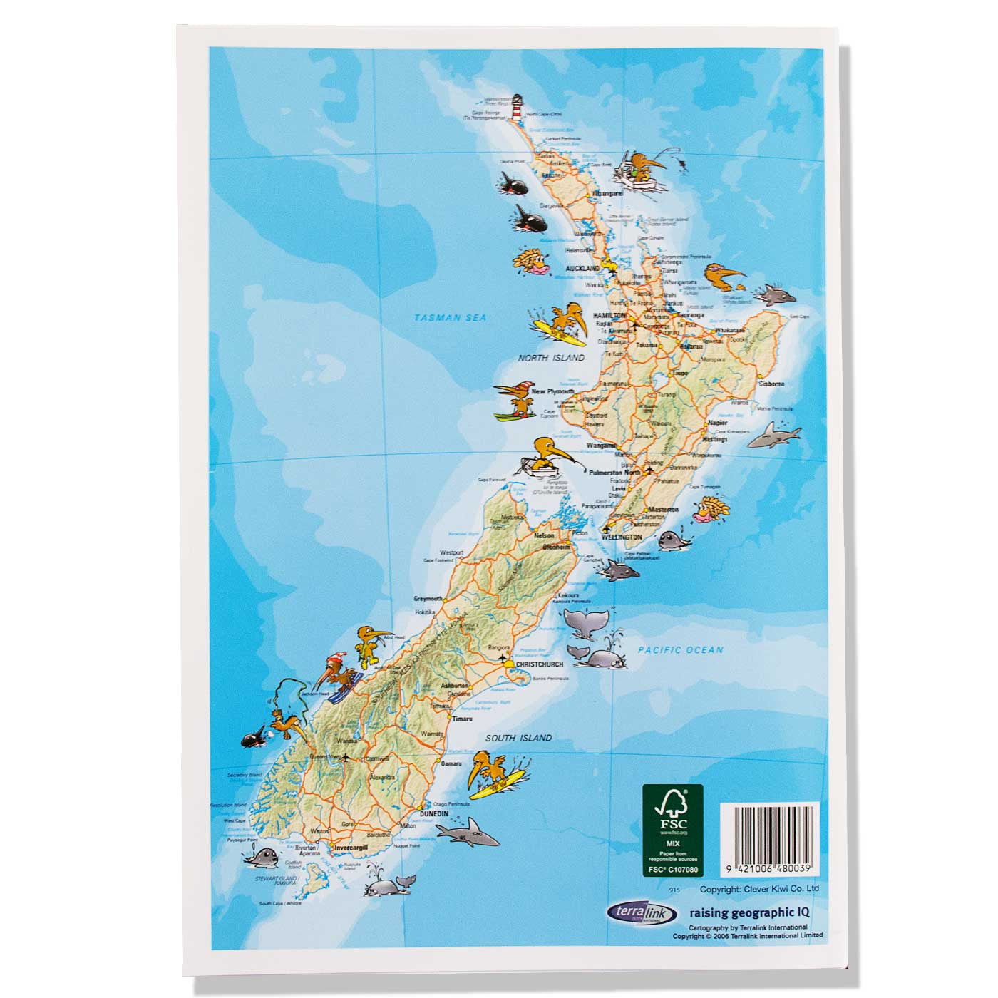 Clever Kiwi All Purpose Book Back Cover