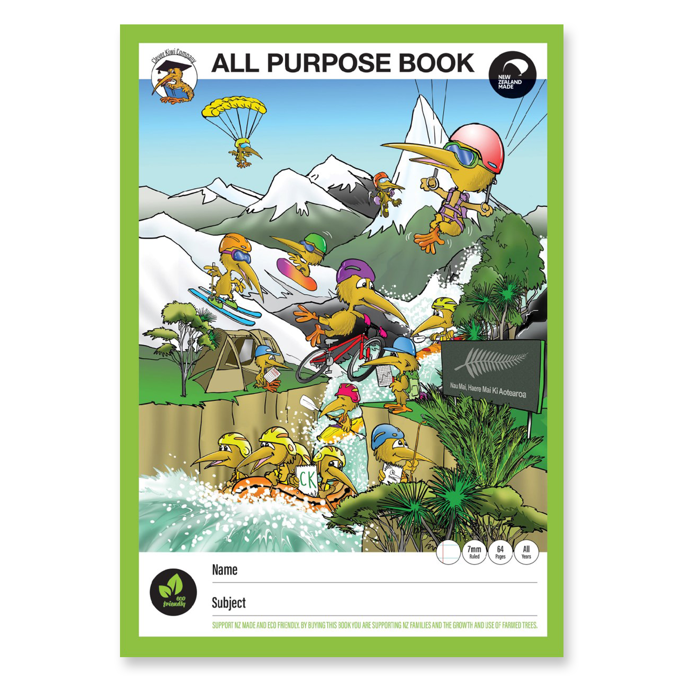 Clever Kiwi All Purpose Book