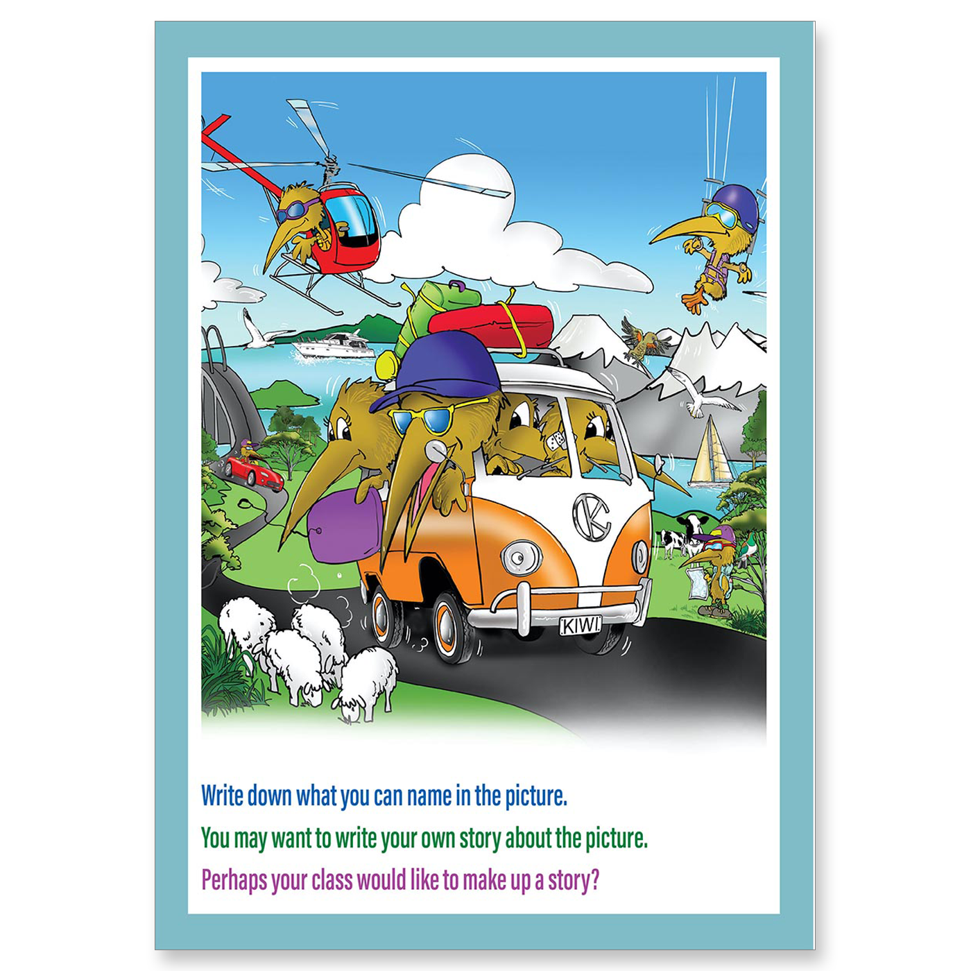 Clever Kiwi My Writing Book 12 mm - Back Cover